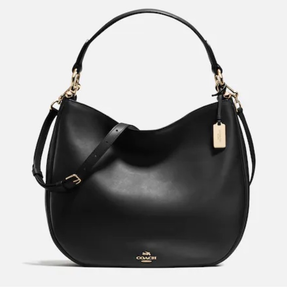 Coach Handbags - Coach Black Nomad Hobo In Glovetanned Leather